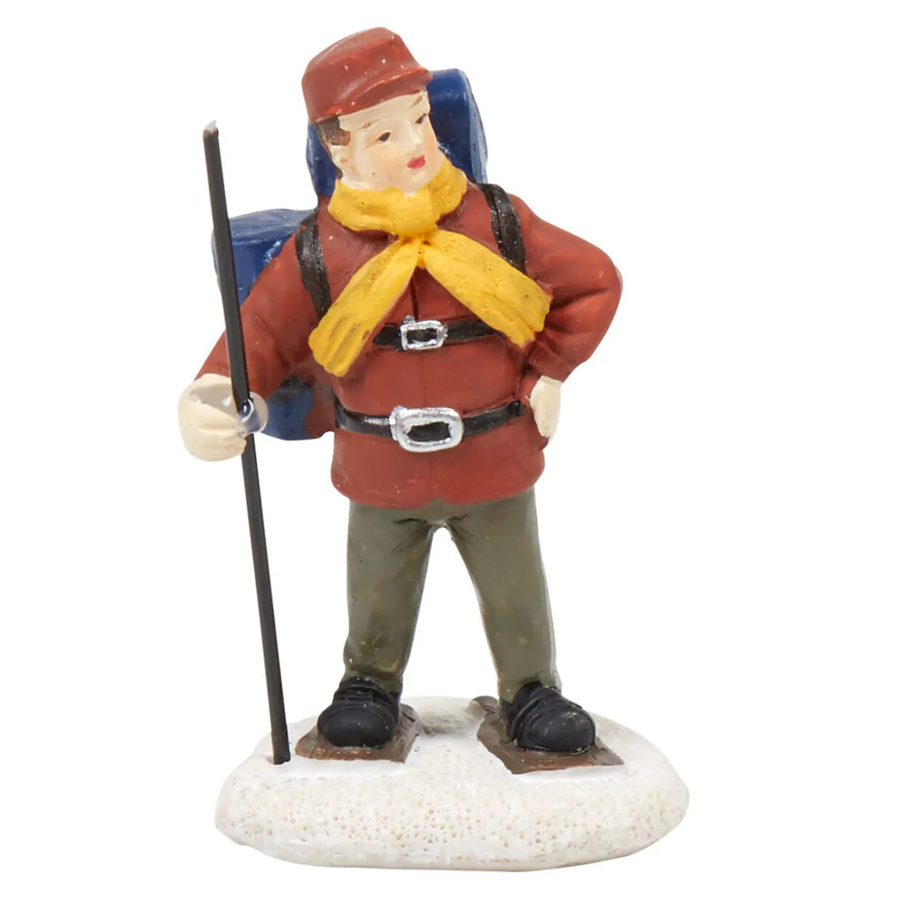 Randonneur village de Noël