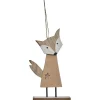 Renard en bois à suspendre