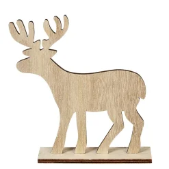 Renne à decorer en bois