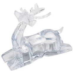 Renne couché origami transparent
