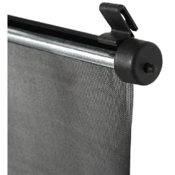 Rideau pare soleil enrouleur latéral noir x2