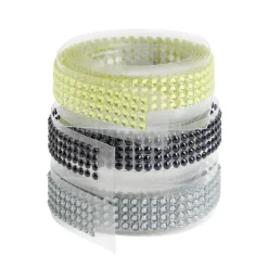 Rouleau de perles colorées adhésives