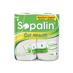 Rouleau essuie tout Sopalin maxi format x2