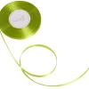 Ruban satin vert anis 25 m