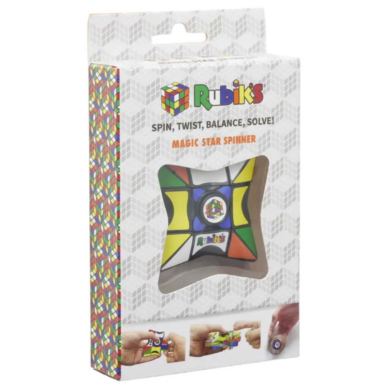 Rubik's magic star spinner