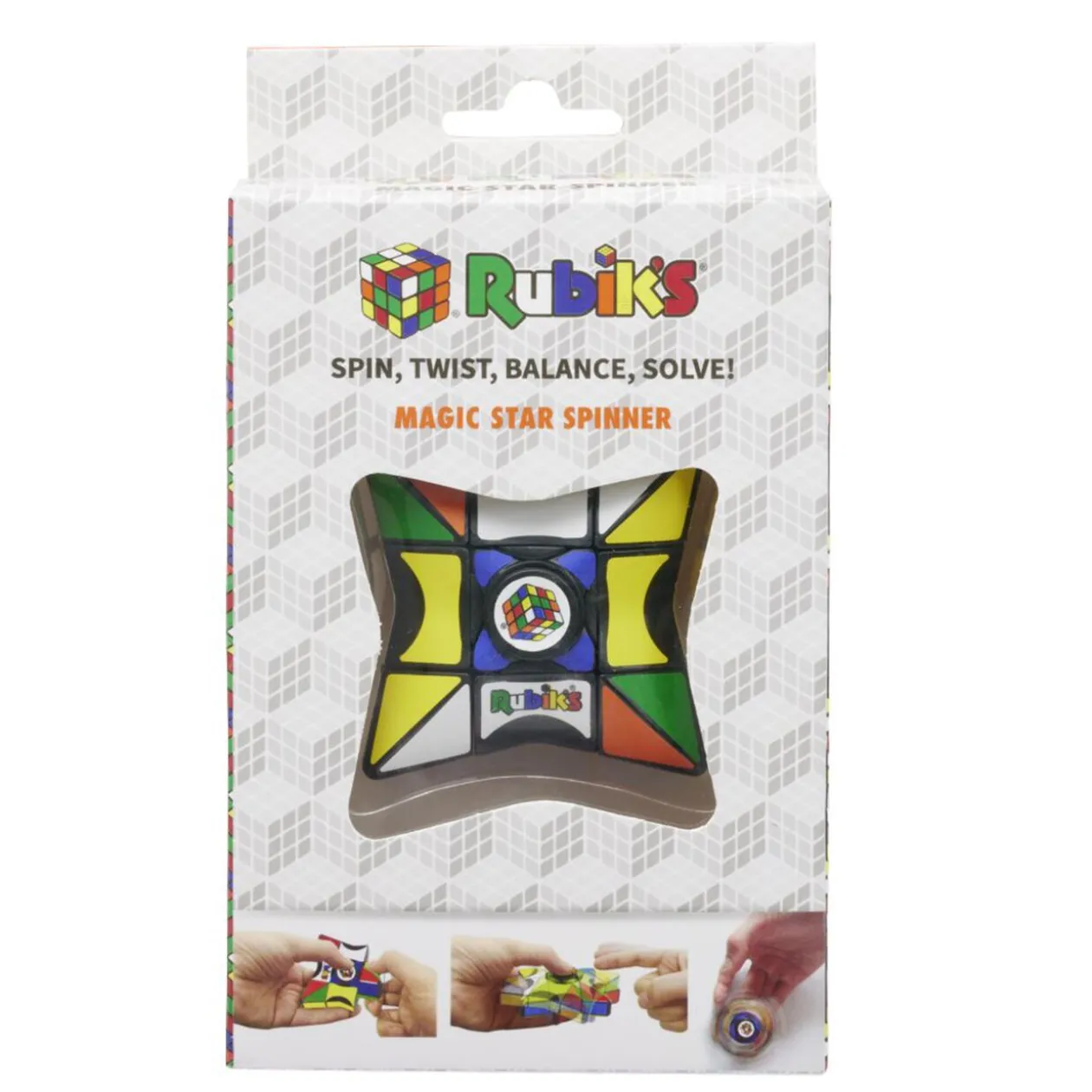 Rubik's magic star spinner