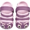 Sabot enfant chenille violet et rose T26/29
