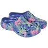 Sabot Hipps femme imprimé ropical bleu 40/41