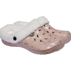 Sabot Hipps fourré femme hiver rose argenté 36/37