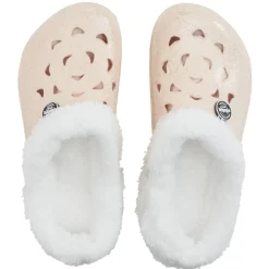 Sabot Hipps hiver femme beige nude pailleté 36/37