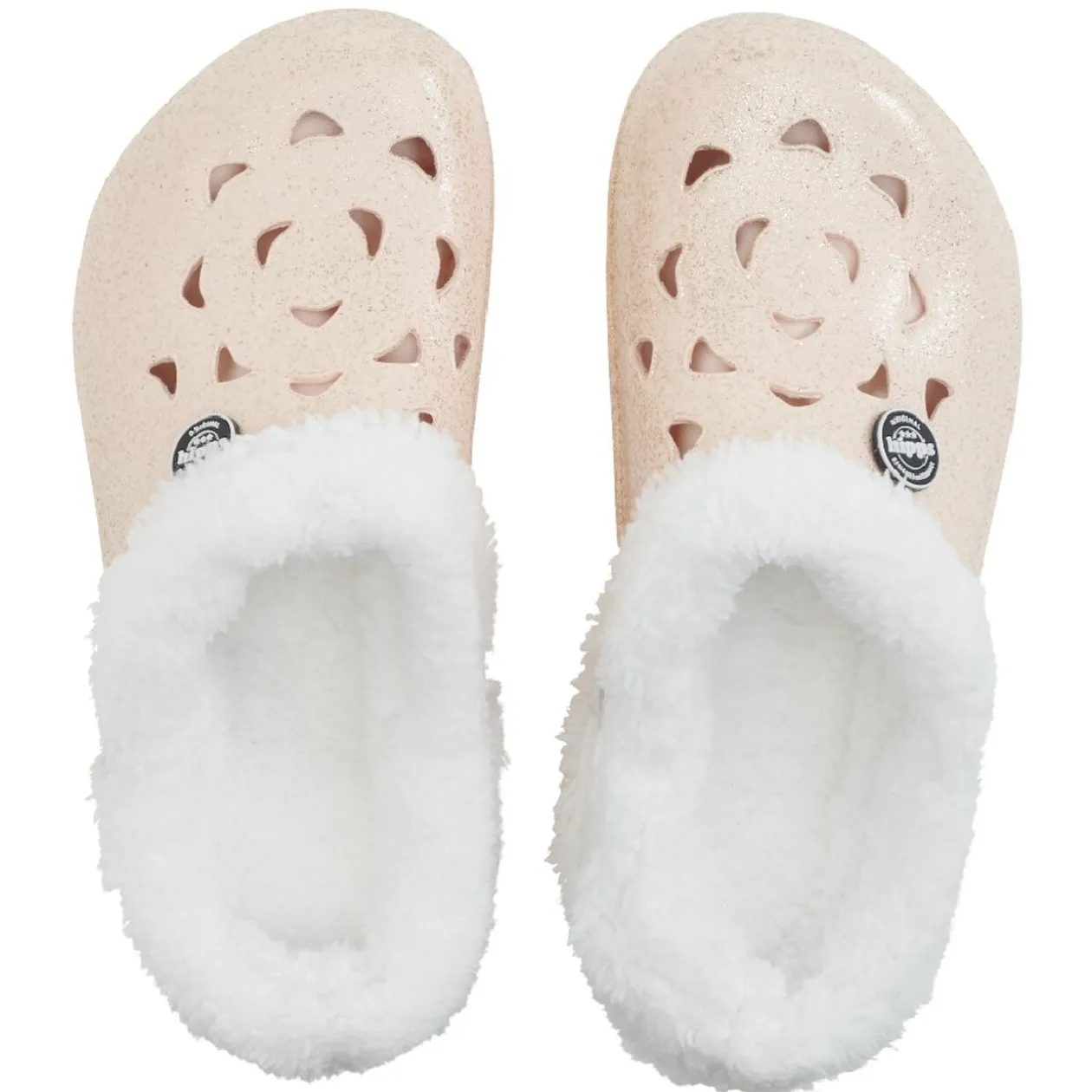 Sabot Hipps hiver femme beige nude pailleté 36/37