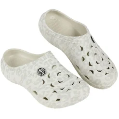 Sabot Hipps motif léopard blanc 36/37