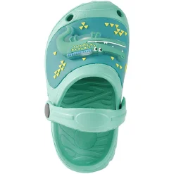 Sabot lumineux vert crocodile