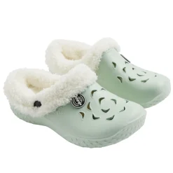 Sabots enfant Hipps fourrés bleu azur T30/31