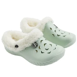 Sabots enfant Hipps fourrés bleu azur T32/33