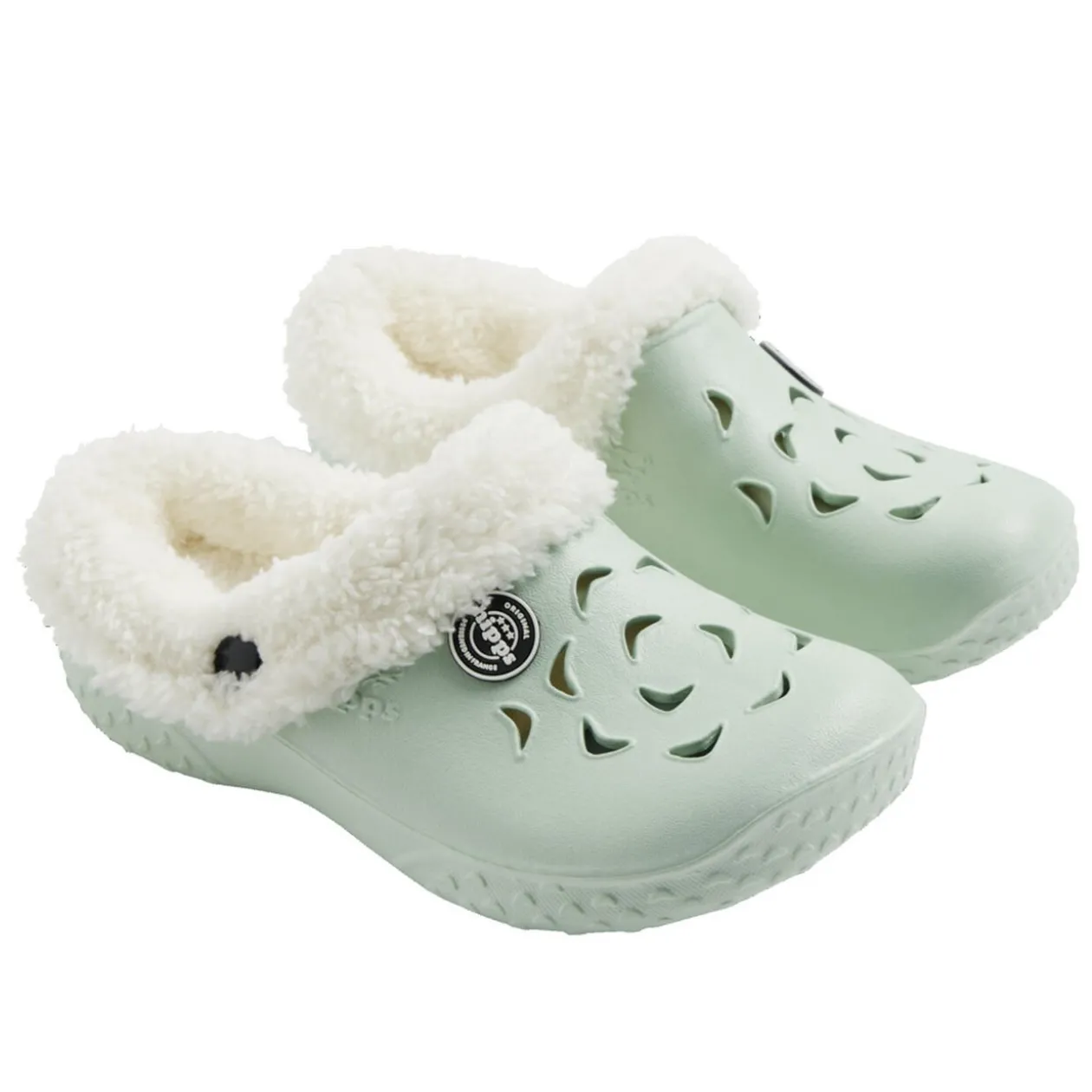 Sabots enfant Hipps fourrés bleu azur T32/33