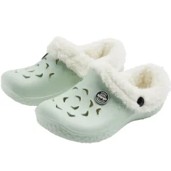 Sabots enfant Hipps fourrés bleu azur T32/33