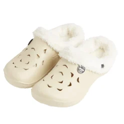 Sabots femme Hipps fourrés blanc crème T38/39