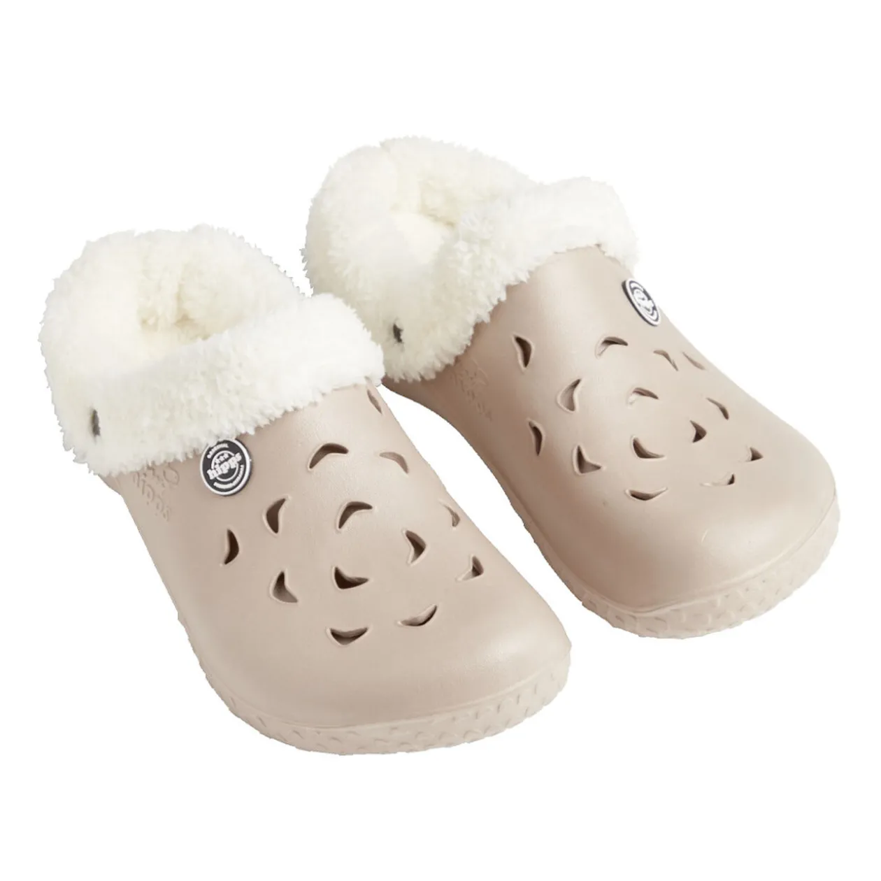 Sabots femme Hipps fourrés rose T38/39