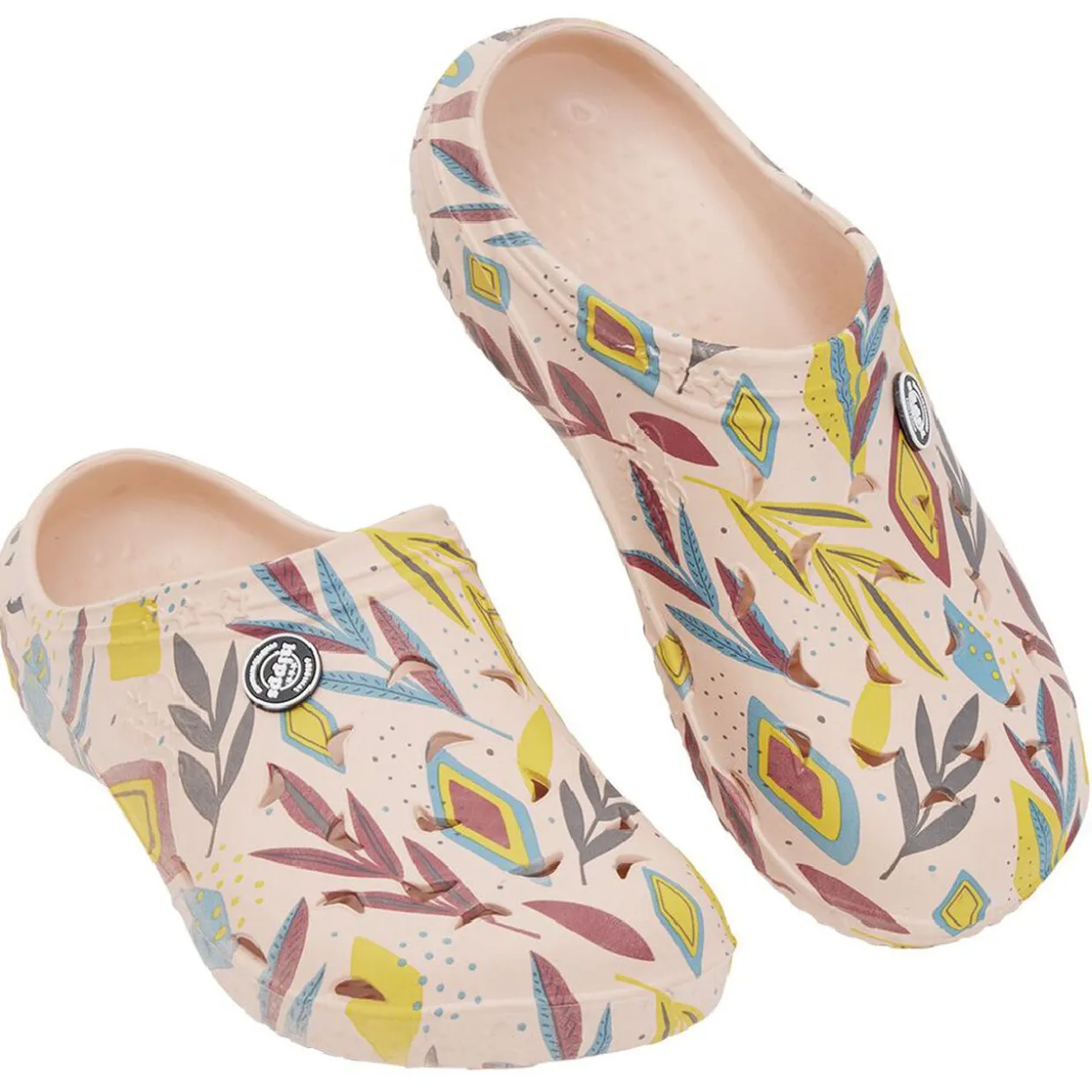 Sabots Hipps Femme plastique imprimé ethnique T40/41