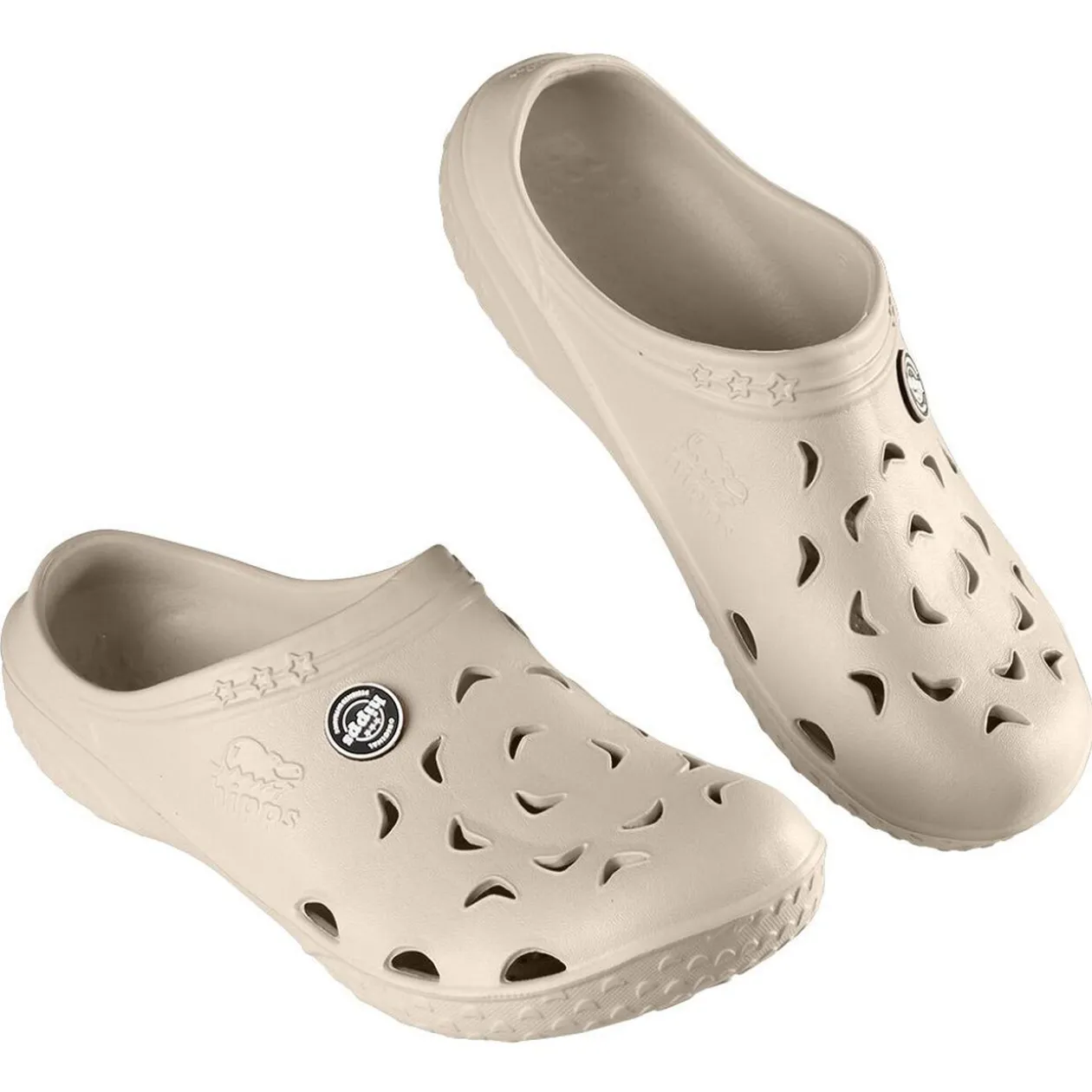 Sabots Hipps Femme plastique beige uni T40/41