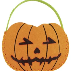 Sac à bonbons forme citrouille à confectionner