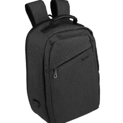 Sac à dos antivol avec port USB intégré uni gris
