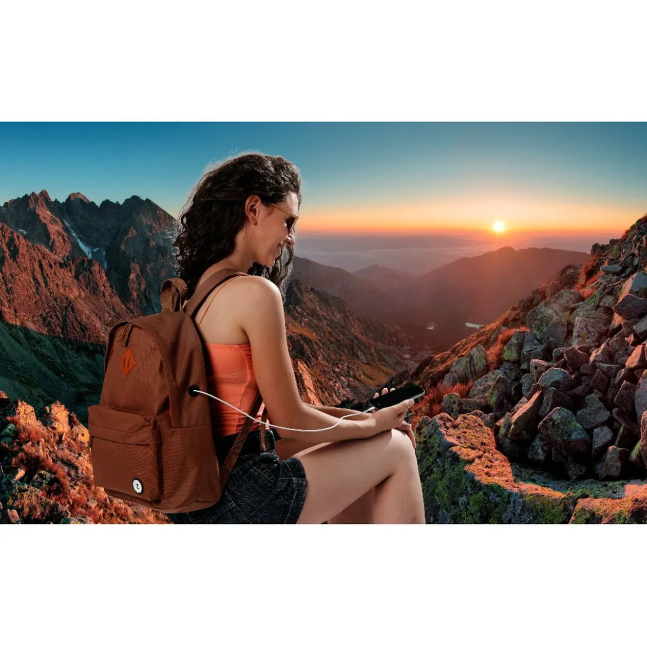 Sac à dos avec powerbank