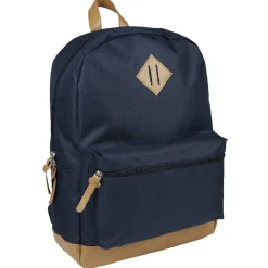 Sac à dos bicolore bleu marron