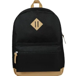 Sac à dos bicolore noir marron