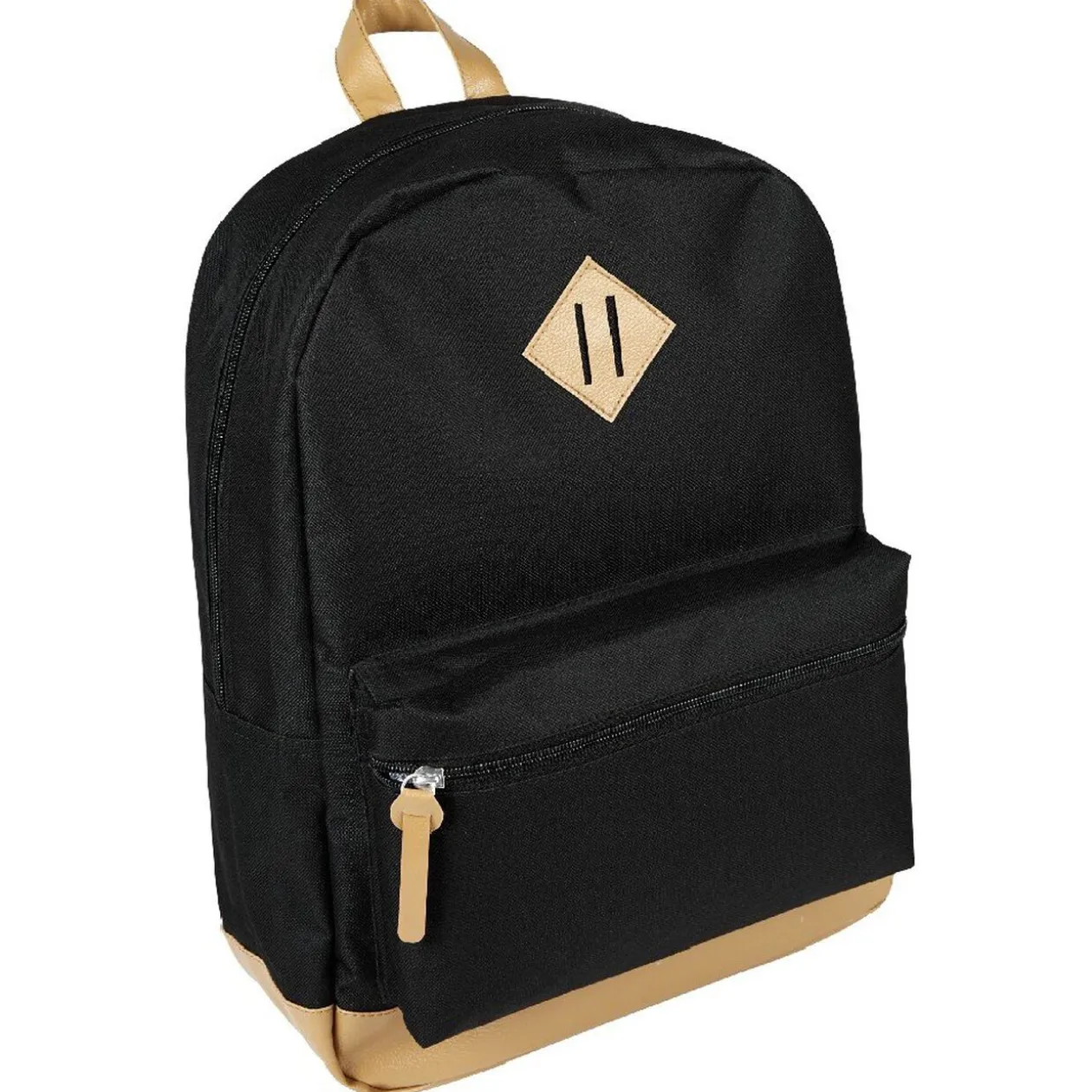 Sac à dos bicolore noir marron