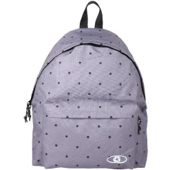 Sac à dos gris à pois noirs