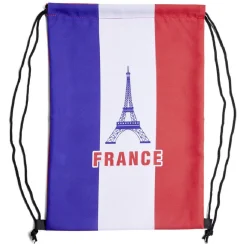 Sac à dos Happy Party polyester tricolore bleu, blanc, rouge