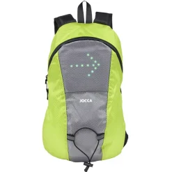 Sac à dos signalétique LED vert et gris