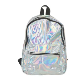 Sac à dos Sunshine gris argenté brillant