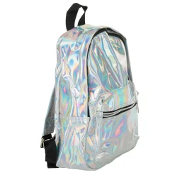Sac à dos Sunshine gris argenté brillant