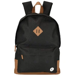 Sac à dos Tucson bi-matière noir simili marron