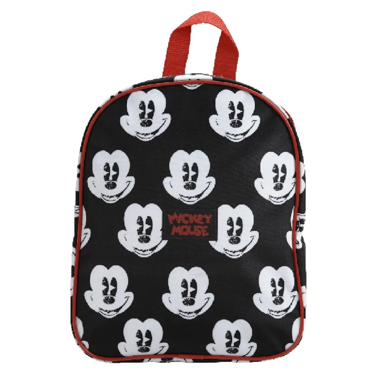 Sac à goûter Mickey Mouse vintage noir rouge
