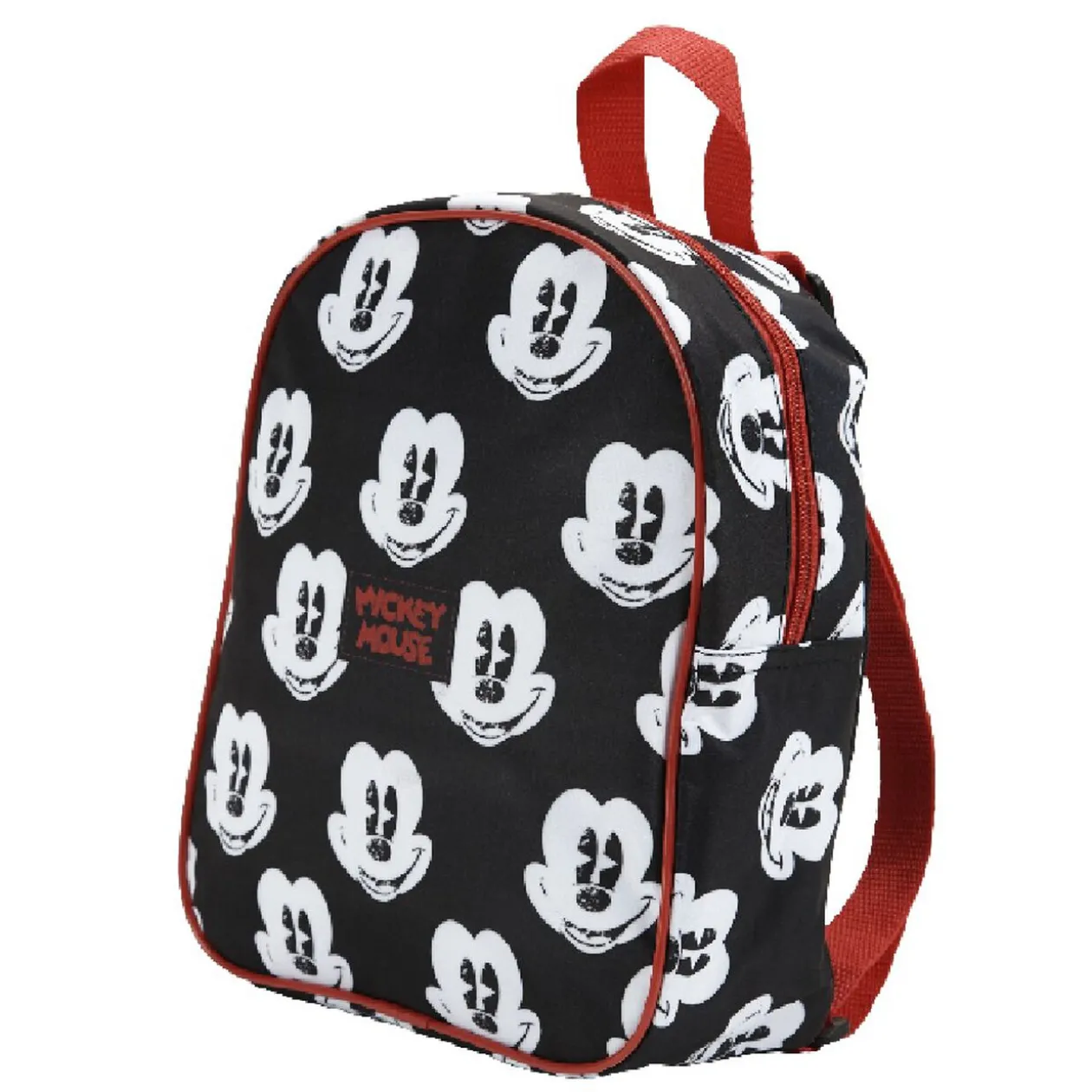 Sac à goûter Mickey Mouse vintage noir rouge