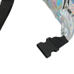 Sac banane Sunshine gris argenté brillant