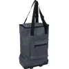 Sac de courses 30L pliable avec 2 roues - L33xl20xH92cm