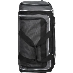 Sac de voyage à roulettes noir et gris