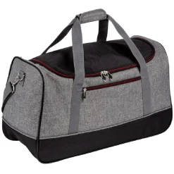 Sac de voyage souple gris et noir