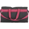 Sac de voyage week end noir et framboise
