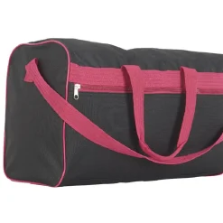 Sac de voyage week end noir et framboise