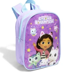 Sac goûter enfant Gabby et la Maison Magique 22x10xH28cm PVC violet
