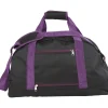 Sac week end noir violet