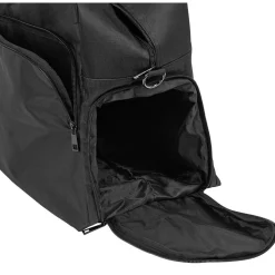 Sac week-end polyester noir L.45xl.36xH.20cm