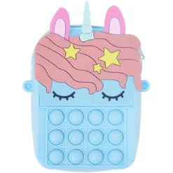 Sacoche licorne multicolore