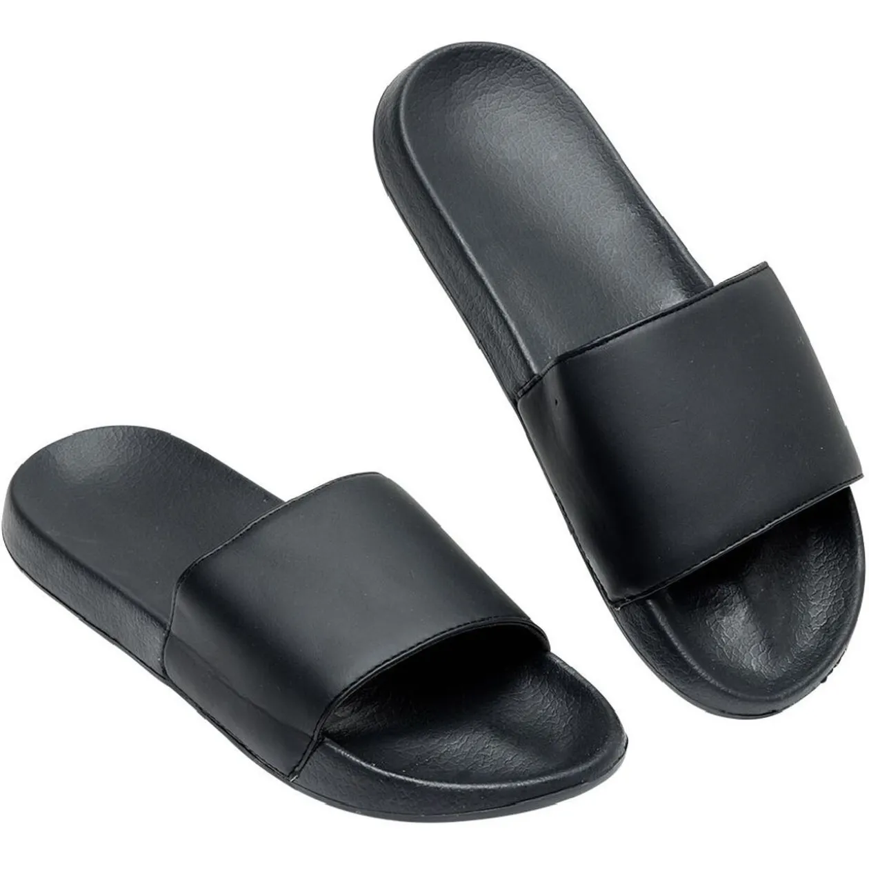 Sandales claquettes plastique Noir